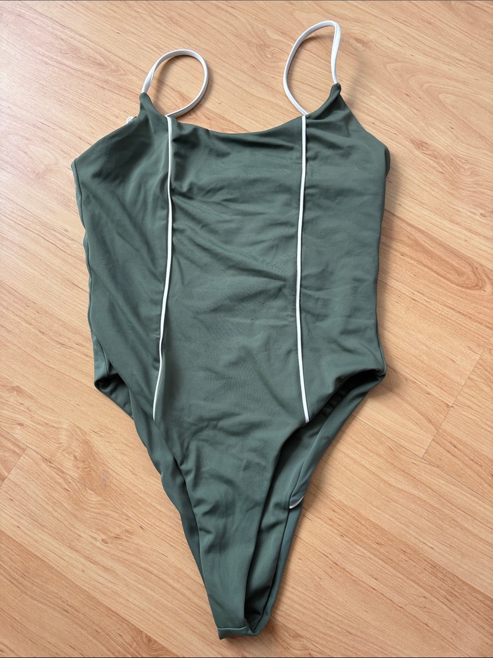 Jacks surf shop- Olive Green One-Piece Swimsuit